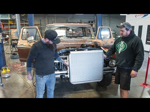 Custom Coyote Swap F150 Radiator (1973-79 F150)