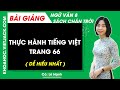 Thực hành tiếng Việt trang 66 Ngữ văn lớp 8 Chân trời sáng tạo