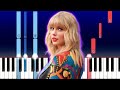Taylor Swift - Enchanted (Piano Tutorial)