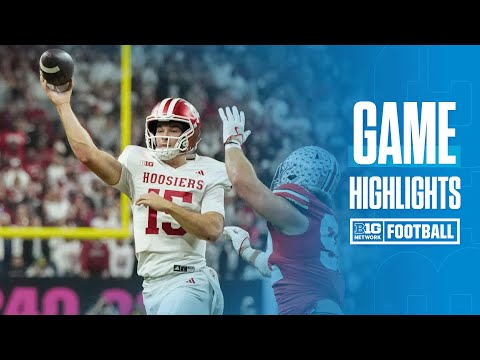 2025 BIG TEN CHAMPIONSHIP: Indiana vs. Ohio State | HIGHLIGHTS | Big Ten Football | 12/06/25