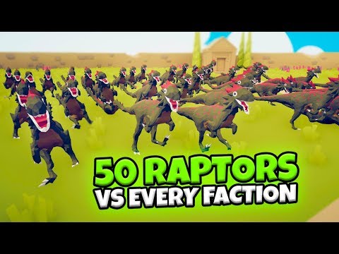 50 RAPTORS VS EVERY FACTION | TABS NEW SECRET UNIT