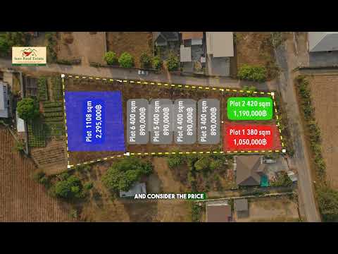 7 Plots Of Land For Sale in Tha Phra, Khon Kaen, Tha Phra, Muang Khon Kaen, Khon Kaen, , 1,108 sqm, Land For Sale, by วีรภัทรา ดาร์เปอร์, 500471474 - DDproperty.com