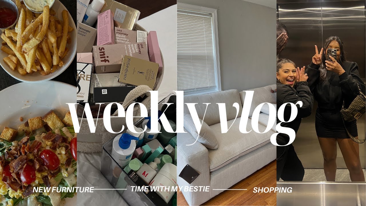 WEEKLY VLOG| NEW FURNITURE, MOM HARDSHIPS, GETTING BACK TO MYSELF, BRACES UPDATE, NIGHTS OUT + MORE