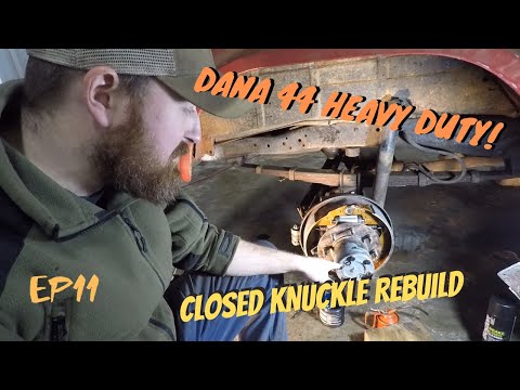 DANA 44 Heavy Duty Closed Knuckle Front Axle Rebuild 4x4 International Harvester @ Rusted Iron Ranch