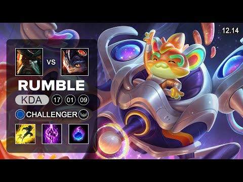 Rumble vs GangPlank Top - EUW Challenger - Patch 12.14 Season 12