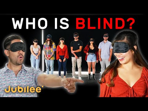 6 Sighted People vs 1 Secret Blind Person | Odd One Out
