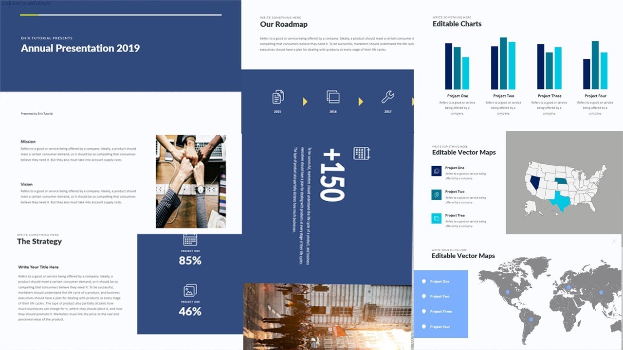 Business Presentations Powerpoint - Download Template Powerpoint Free