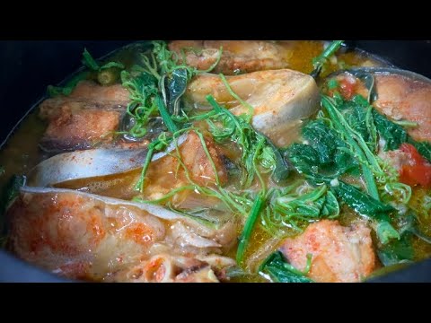 Pangasius Fish with Chayote Leaves recipe | Simple Naga Style Fish Boil Recipe | Naga Kitchen