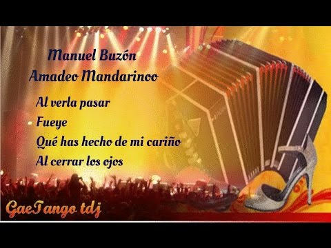 Tanda di tango Manuel Buzón Amadeo Mandarinoo  1942