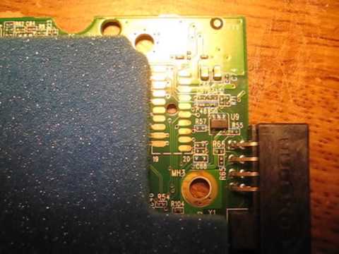 Hard Drive REPAIR - Western Digital 500GB Green - cleaning contacts