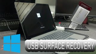 HOW TO CREATE RESTORE USB RECOVERY SURFACE PRO 6 ( PRO X 7)  (WINDOWS 