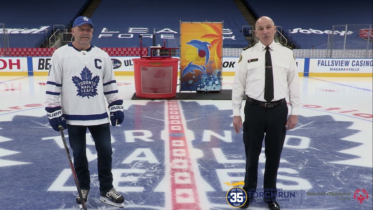 Chief Ramer gets help from Wendel Clark for Polar Plunge 2022 Campaign