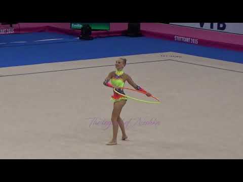 Emilie SWENSEN (NOR) hoop - 2015 Stuttgart worlds Qualifs