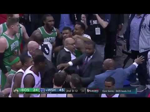 Wizards' Kelly Oubre absolutely destroys Celtics' Kelly Olnyk (Oubre vs Olnyk)