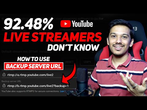 Every Live Streamer Should Know This | Backup Server URL YouTube