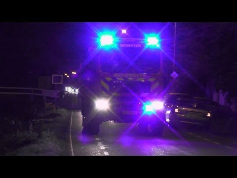 Brandweer Schipluiden TS6130 + Brandweer Monster TS6740 + HA6780 naar Zeer Grote Brand in Maasland