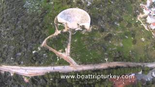 preview picture of video 'Aerial Film Amphitheather located in Kas with Dji Phantom and GoPro'