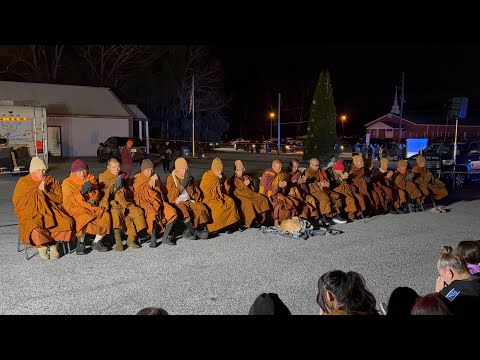 LIVE: Buddhist Monks on “Walk for Peace” Out in Good Hope, Georgia