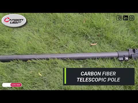 Carbon fiber telescopic pole for arecanut harvesting pole
