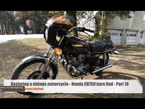 Honda CB750 Restoration - Part 10 - New Stator, Rotor, & Brushes