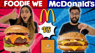 Re-CREATING McDonald's Menu at HOME Food Challenge 😍 || FoodieWe Vs McDonald's