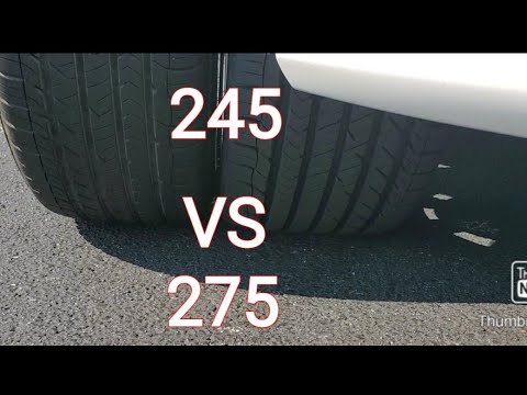 245 vs 275 tires