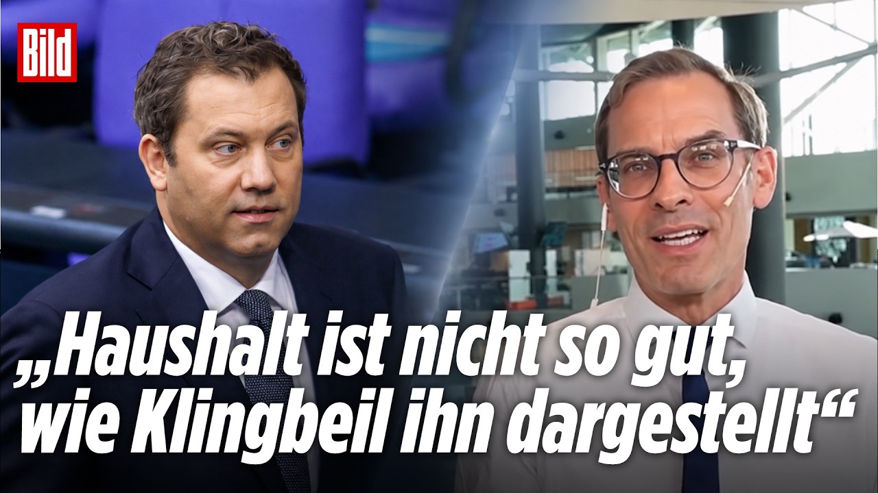 „Löchrig, wackelig, viel zu rosig!“ – Politik-Chef zerlegt Klingbeils Haushalt | Rede im Bundestag
