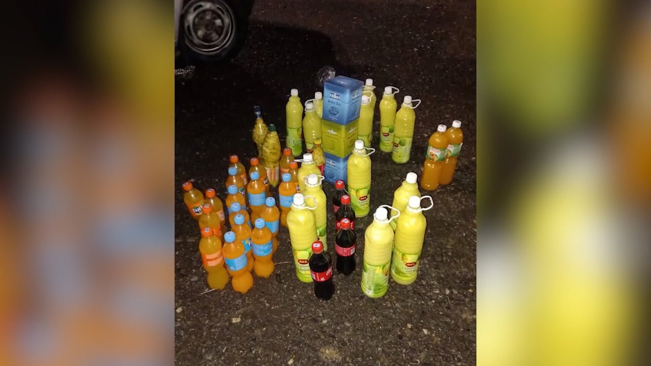 Գողացել են 19 լիտր գինի, 13 լիտր օղի և 1 արկղ կիտրոնի հյութ. տեսանյութ