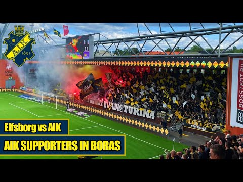 AIK Ultras Away in Boras || AIK vs Elfsborg (10.07.2022)