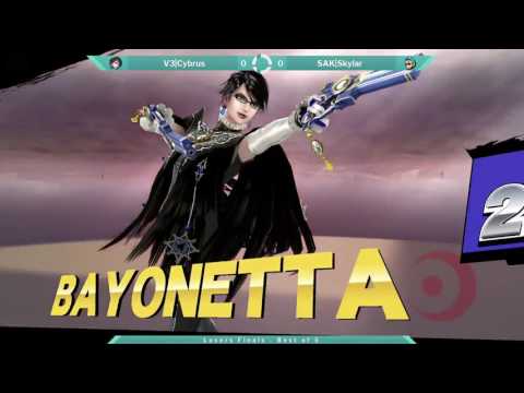SOS32 Losers Finals - V3|Cybrus (Bayonetta) vs SAK|Skylar (Luigi/Mr. Game & Watch)