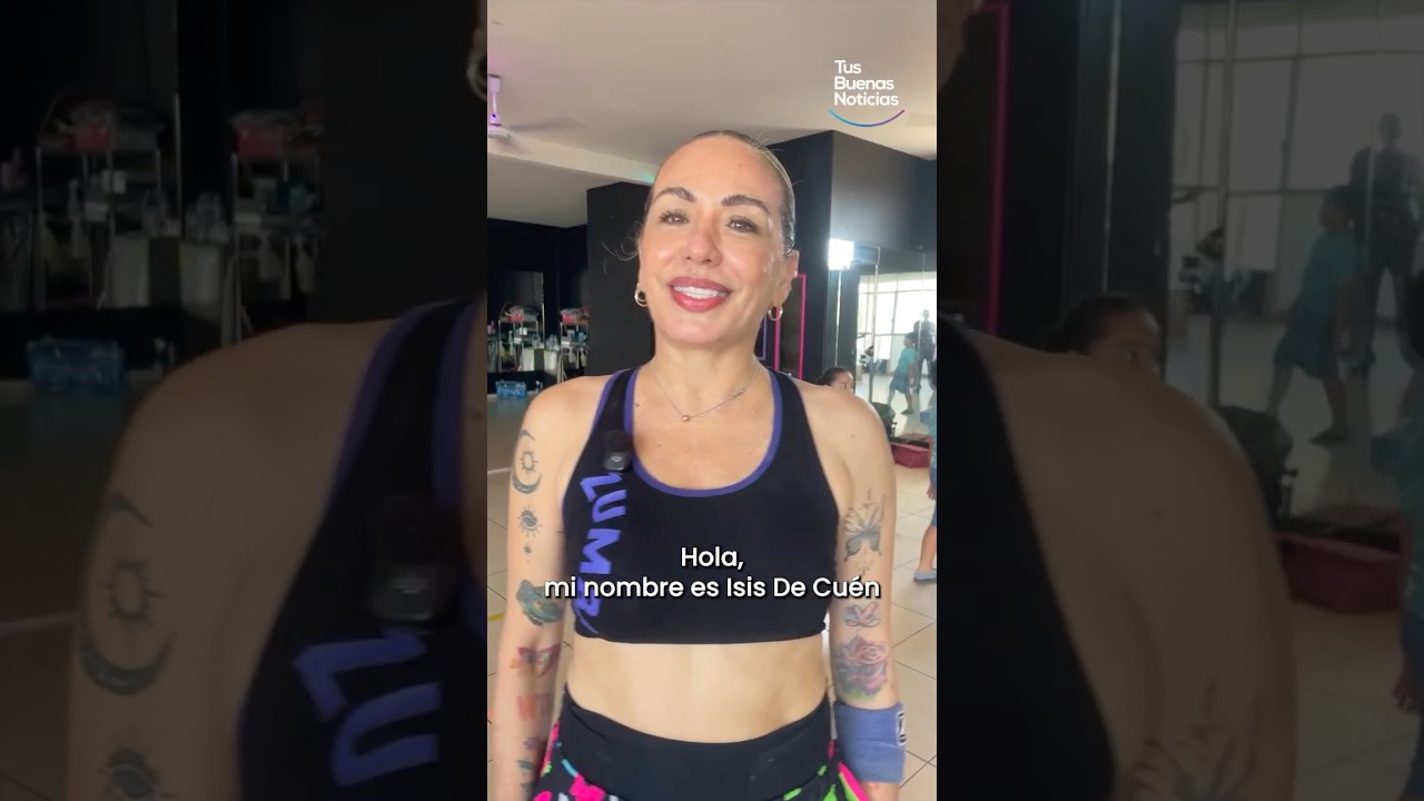 Isis imparte Zumba como terapia en Valle Alto