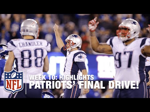 Patriots Game-Winning Drive (Week 10) | Patriots vs. Giants | NFL