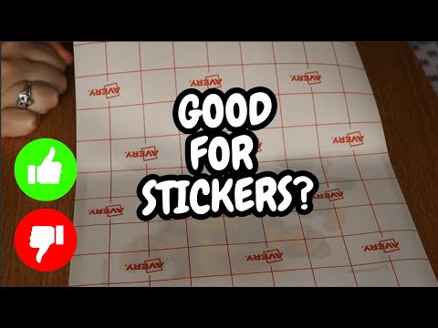 Avery Self Laminating Adhesive Laminate For Stickers?