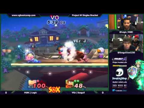 S@X 9/23/14 - Logic (Olimar) vs Seagull Joe (Diddy Kong) - Project M Tournament - Smash PM