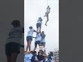 Shocking Woman Falls During Dahi Handi Practice Caught On Camera Dahihandi Shorts
