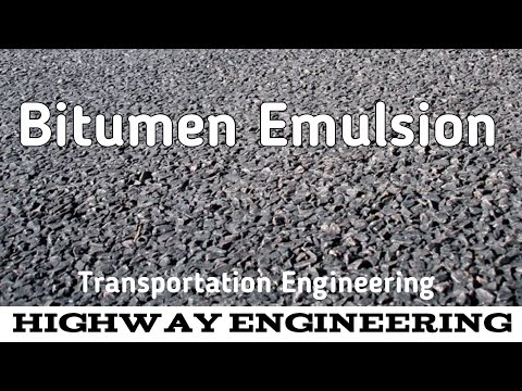 Bitumen emulsion
