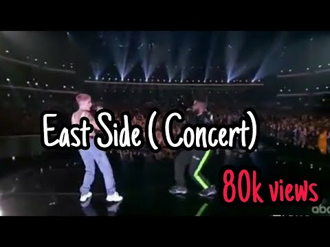 East side.  Concert AMA'S 2018 . 11/10/2018 Halsey & Khalid & Benny blanco