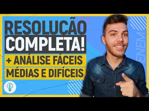 #ENEM 2021: MATEMÁTICA, RESOLUÇÃO COMPLETA | ANÁLISE FÁCIL, MÉDIA E DIFÍCIL