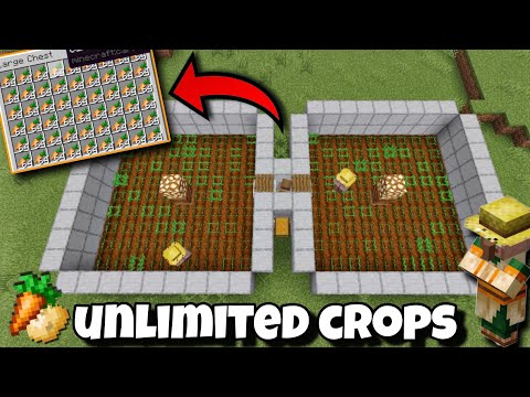 Unlimited Crops Farming in Minecraft - No Effort Needed!