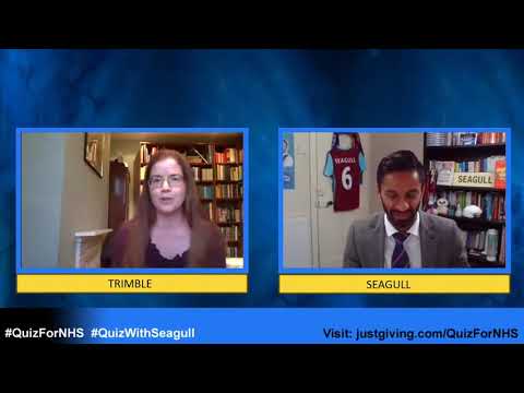 Gail Trimble:  University Challenge. Interview with Bobby Seagull #QuizForNHS