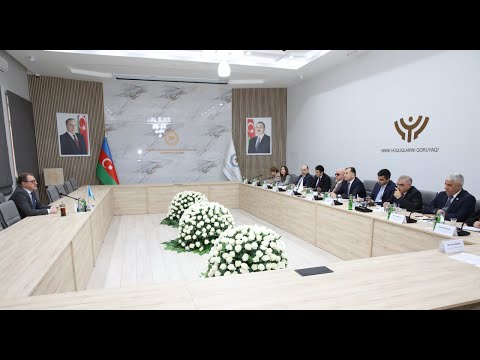 A meeting was held with an ILO representative at the Azerbaijan Trade Union Confederation