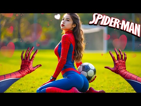 How I Rescue SPIDER-GIRL from the CRAZY ATM-GIRL? (Romantic Love Story Spiderman POV)