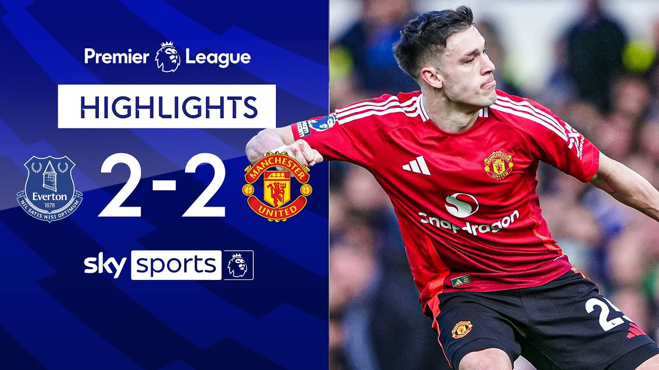 DRAMA as Man Utd come from behind to rescue point | Everton 2-2 Man United | EPL Highlights