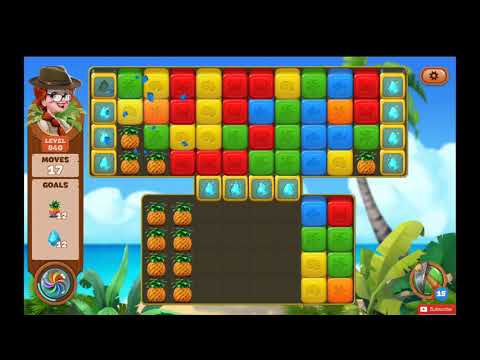 Lost Island Blast Adventure Level 840 NO BOOSTERS - A S GAMING