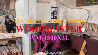 MÁY CHÀ NHÁM 2 TRỤC TẢI NẶNG 7 TẤC WOODMASTER WM-700RP.