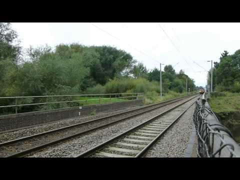 Class 57's in a Storm with 6M63
