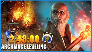 [PoE 3.26] 2:48:00 Archmage leveling Full ACT 10 Run