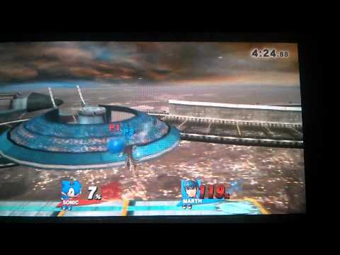 Sonic vs marth - Super smash bros for wii u