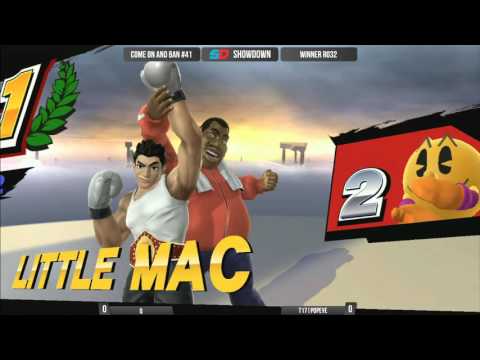 Come on and Ban #41 - Winner Ro32: Q (Pac-Man) vs T17|Popeye (Little Mac)