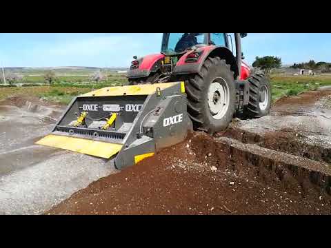 Agri World srl - fresa per roccia a ingranaggi / rock cutter with gear transmission